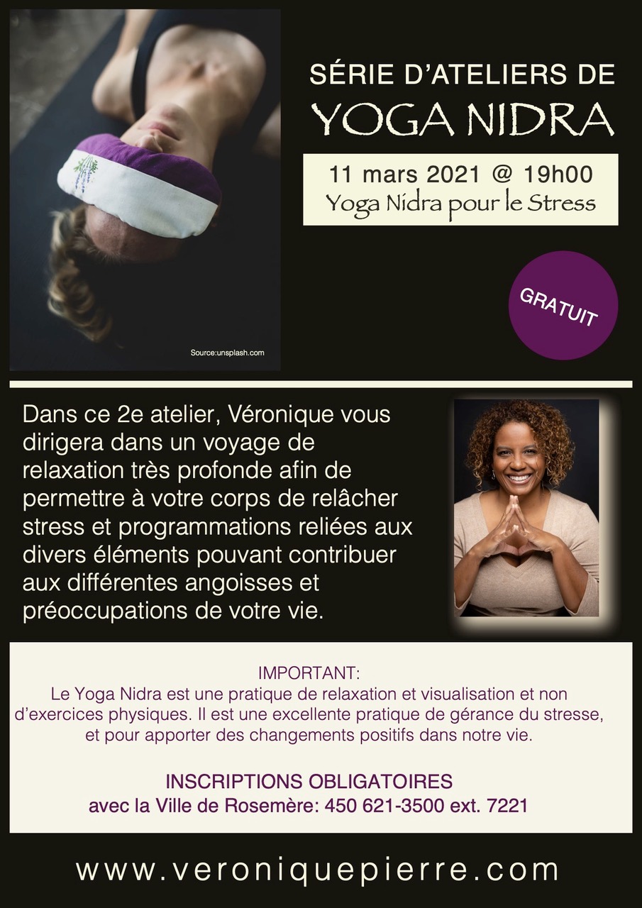 Yoga Nidra Biblio Atelier 2 Stresse